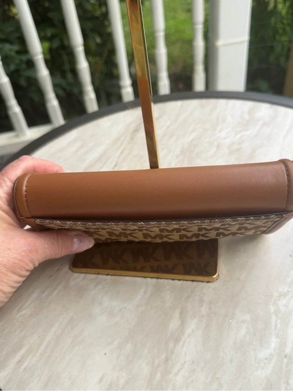 Michael Kors Fulton long wallet  with Gold Accent